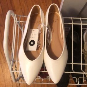 White ballet flat - target